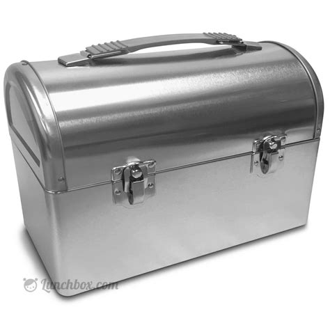 plain metal dome lunch box uk|Dome Metal Lunch Box .